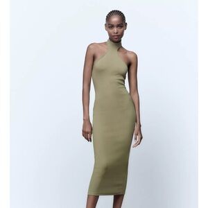 Zara Midi Halter Dress